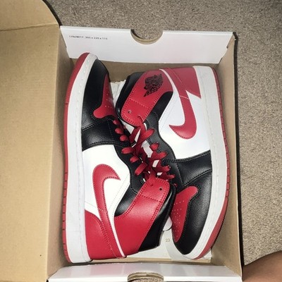 Jordan Air Jordan 1 Mid Women s Alternate Bred Toe Black/Red/White BQ6472-079