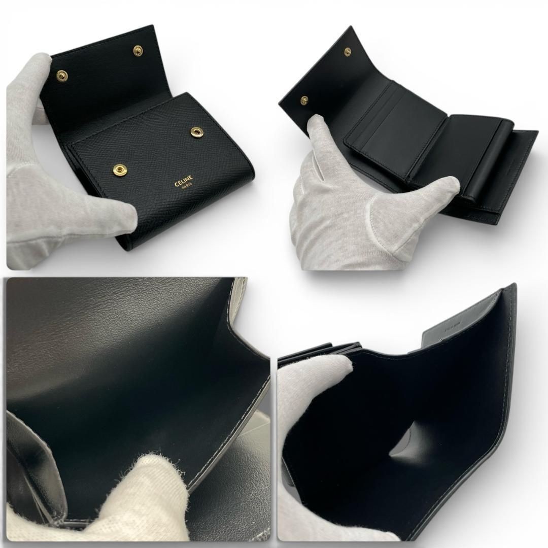 Celine Small Folded Multi-Function Wallet Trifold… - image 6