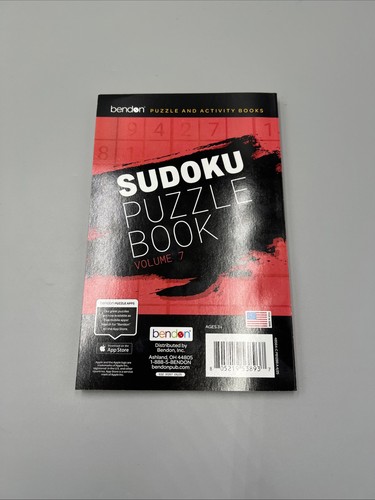 Lot Of 3! Pocket Size Benton Sudoku Puzzle Books, Activity Books Volume 5, 6 & 7 - Picture 8 of 8