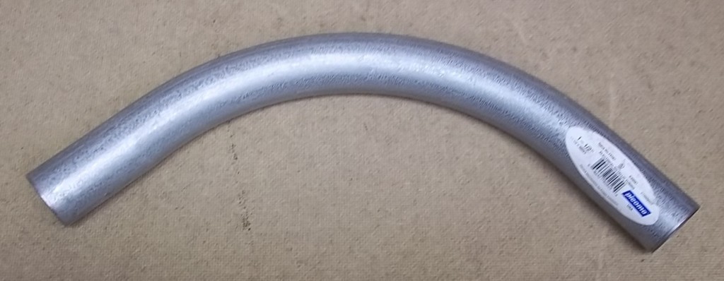 Conduit Metal 1 1/2in x 90 degrees