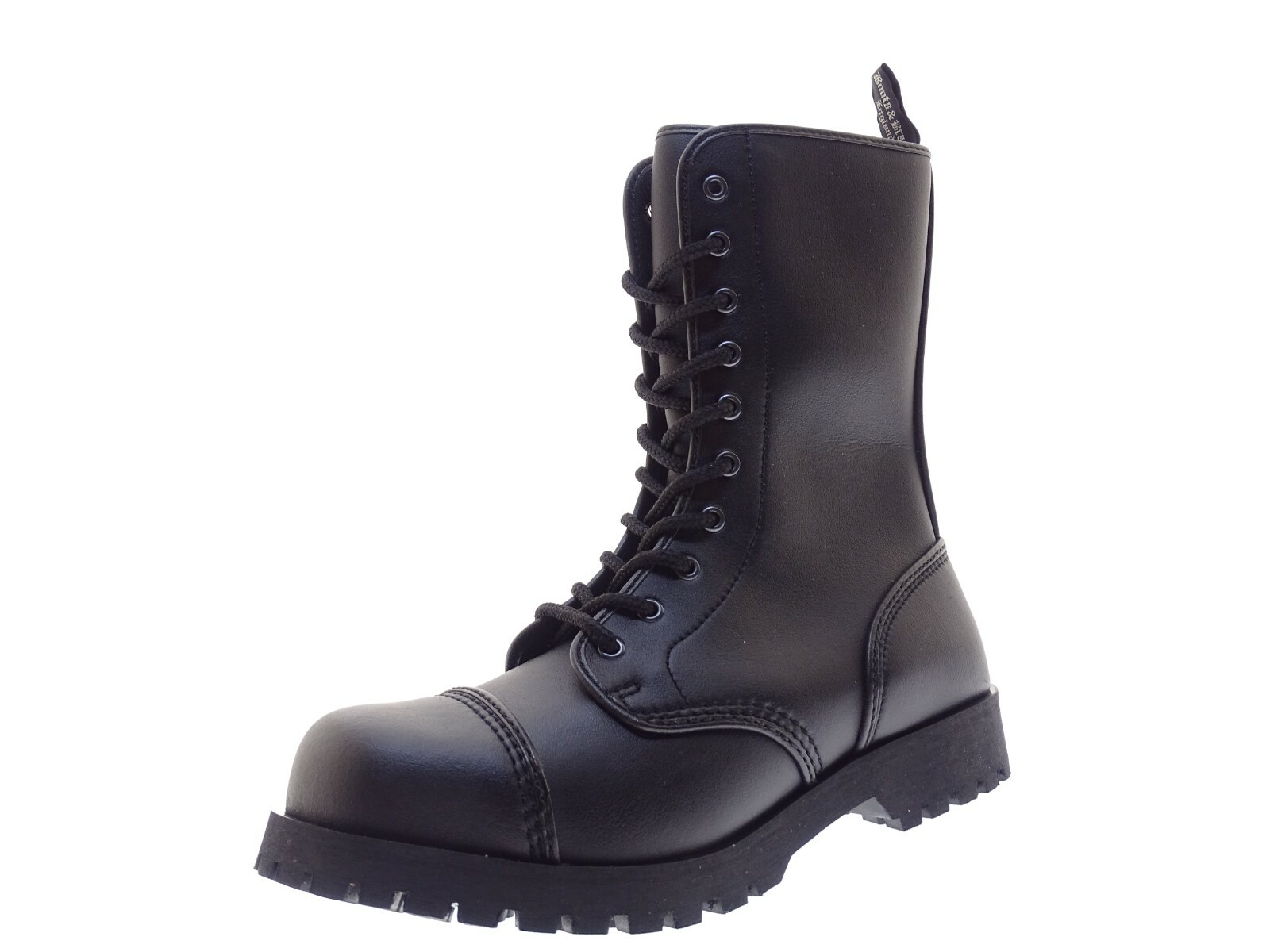 Ботинки и подтяжки Damen Schuhe Байкерские ботинки Stiefeletten Gr 39 Leder Stahlkappe