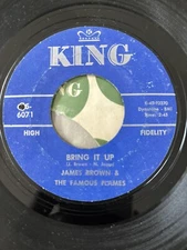 JAMES BROWN - BRING IT UP ORG JB 60s FUNK 45  SAMPLED 1967
