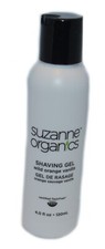 Suzanne Somers Organics Shaving Gel Wild Orange Vanilla 4 fl oz