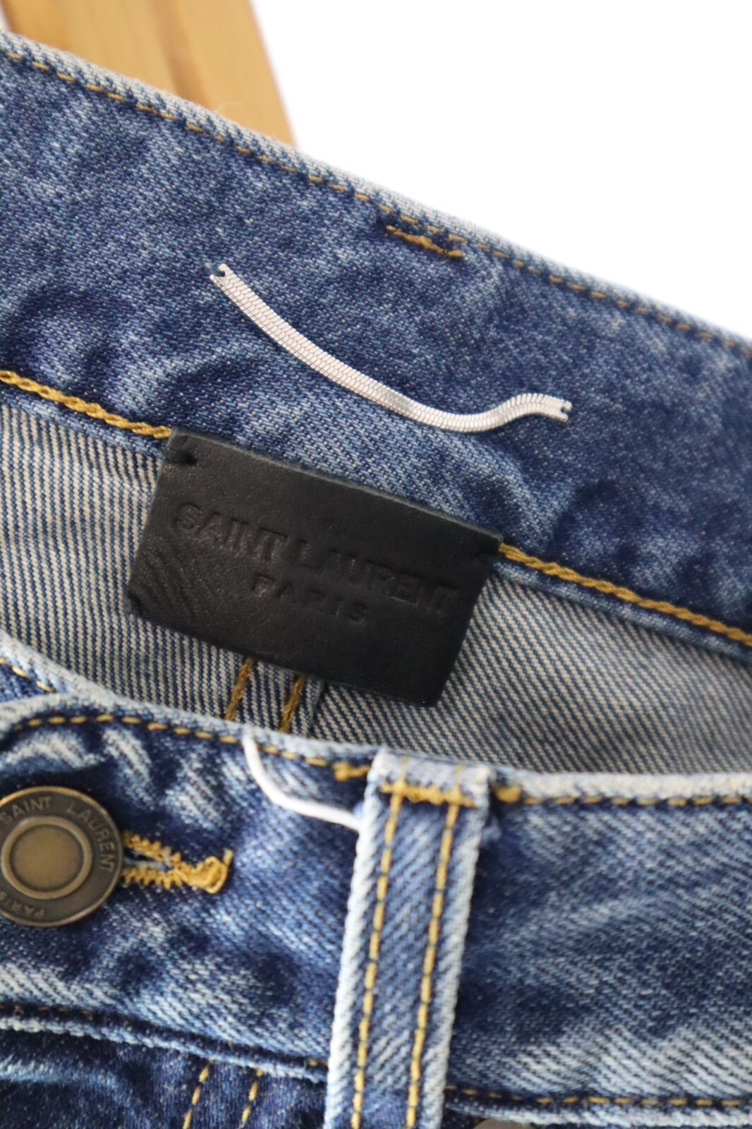 Jeans blu Saint Laurent Paris taglia vita 28