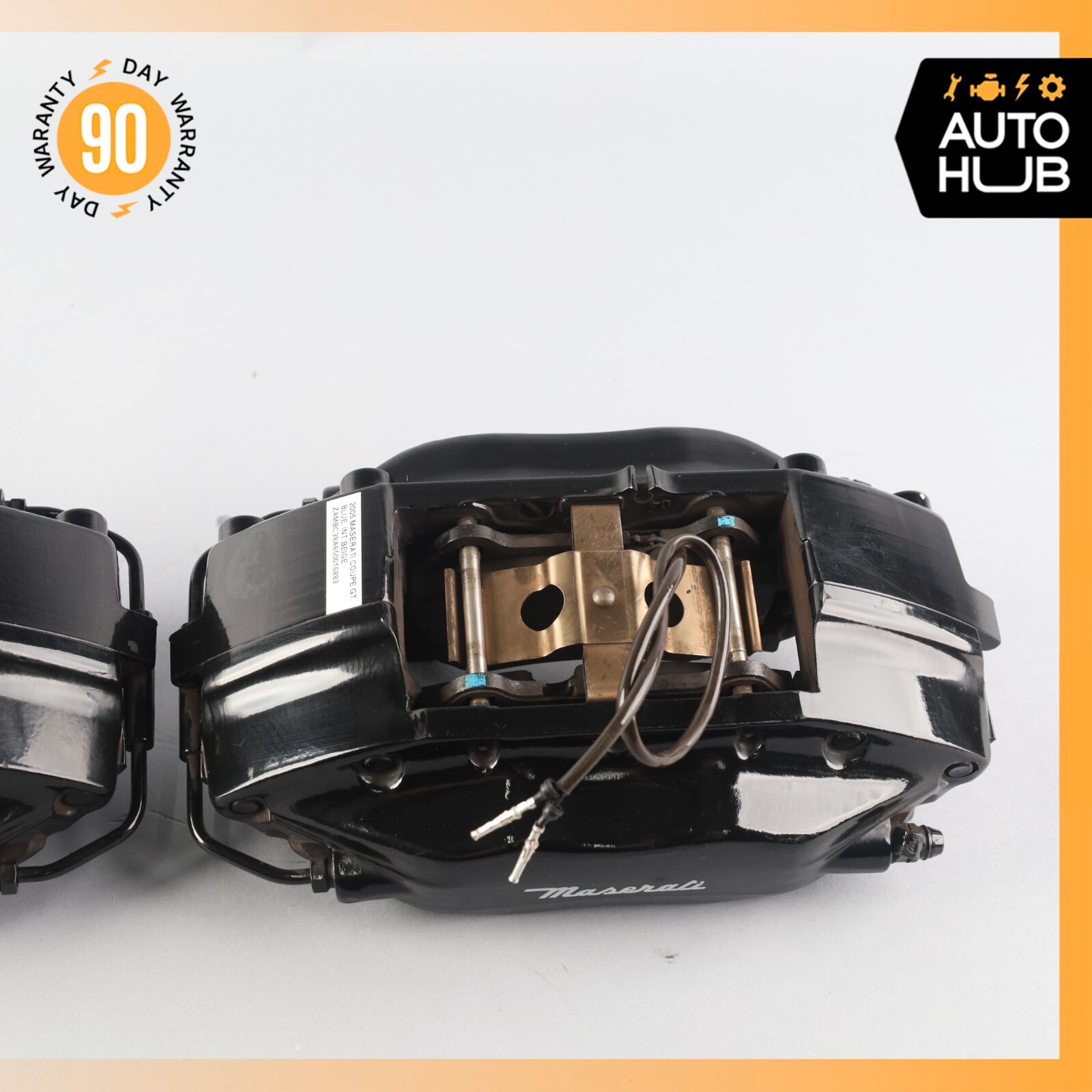 02-07 Maserati M138 Coupe 4200 Front Left & Right Brake Caliper Calipers Set OEM