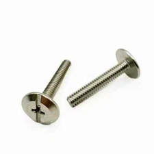 (50) Midwest Fastener 1/4"-20 x 1-1/2 Sidewalk Bolts Phillips/Slotted Truss Head