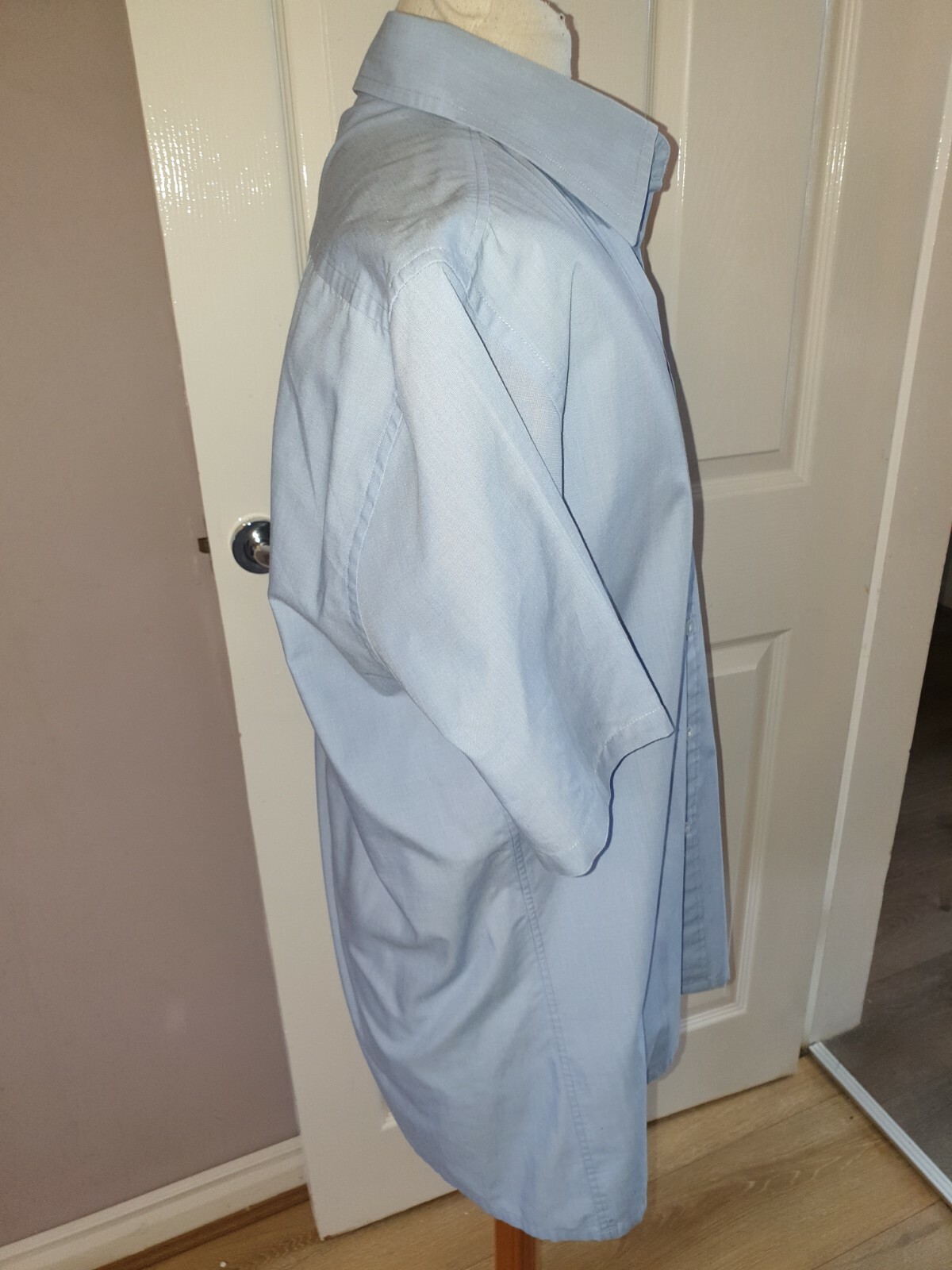 SUPERBA CAMICIA DA UOMO DI MARCA YVES SAINT LAURENT S S 100% COTONE UK GRANDE PREZZO SPECIALE £85