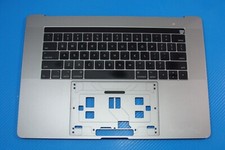 MacBook Pro A1707 2017 MPTR2LL/A 15" Top Case Palmrest NO Battery Gray 661-07954