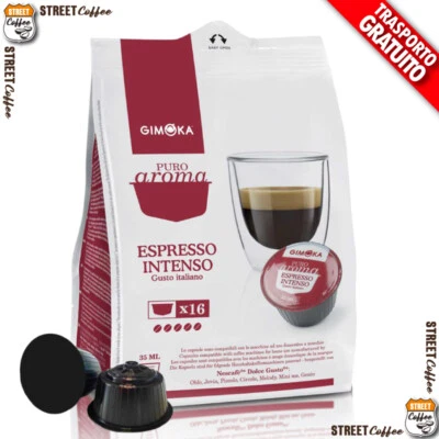 160 Cialde Capsule Caffe Gimoka Nescafè Compatible Dolce Gusto Intenso *
