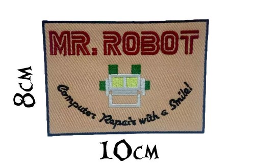 Mr. Robot Computer Repair Quality Iron/Sew on Mr Robot computer repairs f society evil corp patch ...