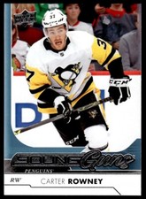 2017-18 Upper Deck Young Guns Carter Rowney YG RC Pittsburgh Penguins #243