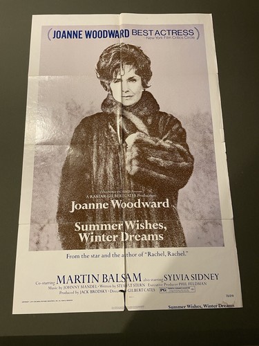 SUMMER WISHES WINTER DREAMS Original Theatrical Movie Poster 1973 WOODWARD
