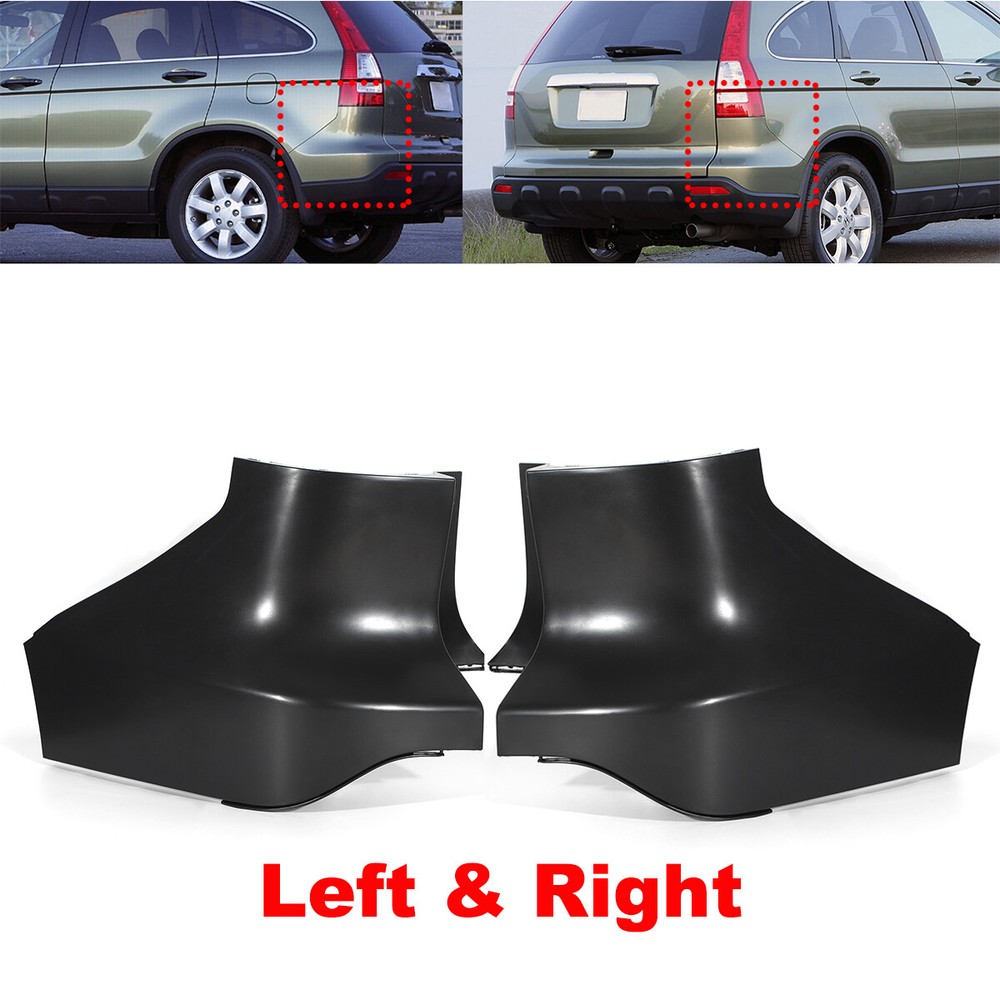 2007-2009 Honda CR-V Pair of Rear Bumper End Cap Covers Driver & Passenger Side