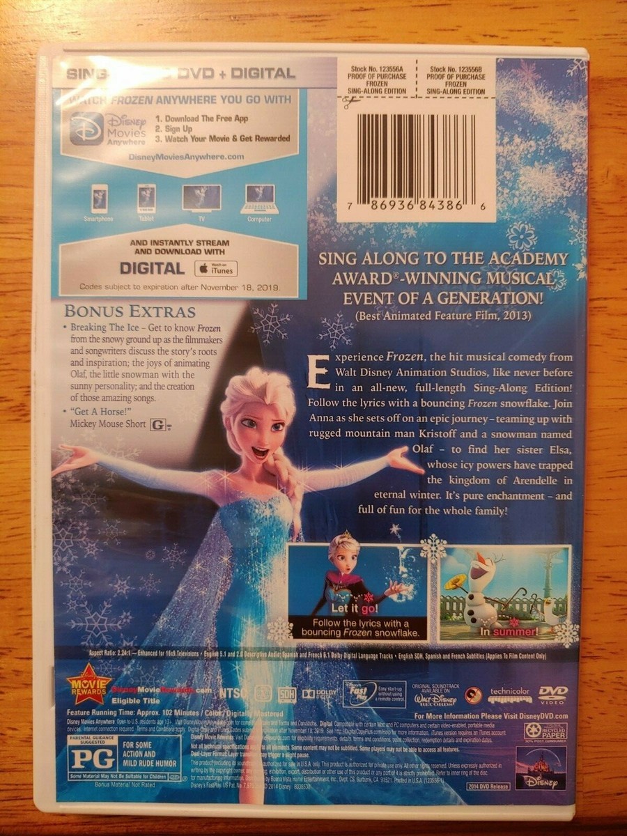 2014年　美品Disney Sing Along! DVD 1-12巻セット Frozen: Sing-Along Edition 2014 DVD Overview - YouTube