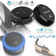 NFC USB 3.5mm aptX Wireless Bluetooth Receiver Stereo Audio LED Music Hub