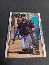 RAMON HERNANDEZ SIGNED UD MLB  BBC  AUTO BALTIMORE ORIOLES 03 ALL STAR