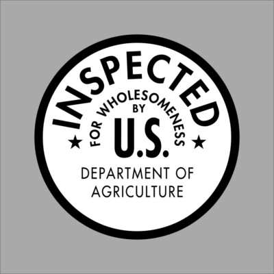 USDA Inspected for Wholesomeness Car Window Wall Vinyl Decal Sticker Safety