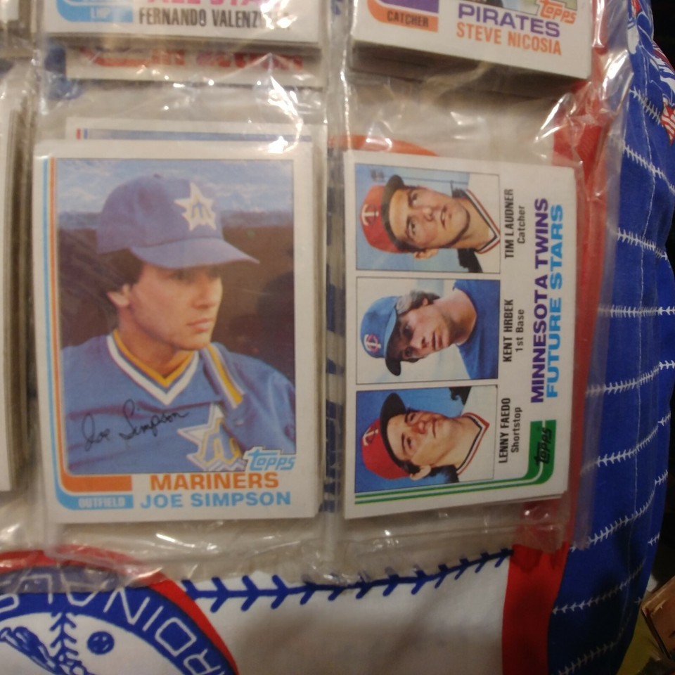 1982 Topps Baseball Double Rack Pack w/Hrbek & Guidry on Front SUPER ...