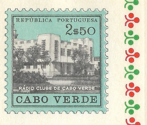 Cape Verde Cabo Verde Portugal Farm market Radio Club stationery aerogram 1964 - Picture 2 of 3