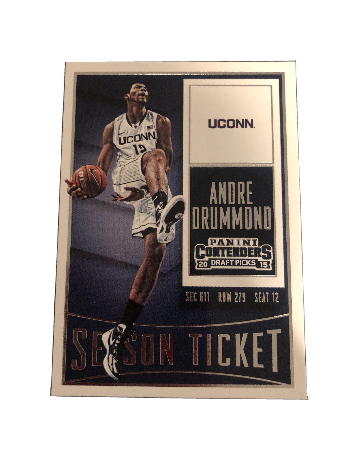 2015-16 Panini Contenders Draft Picks #5 Andre Drummond - NM-MT