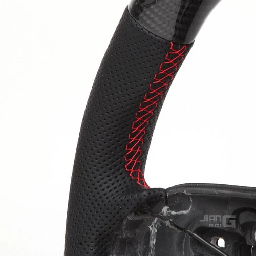  For Mercedes Benz AMG G63 C E S GLE 2018-2020 Carbon Fiber LED Steering Wheel - Picture 5 of 8