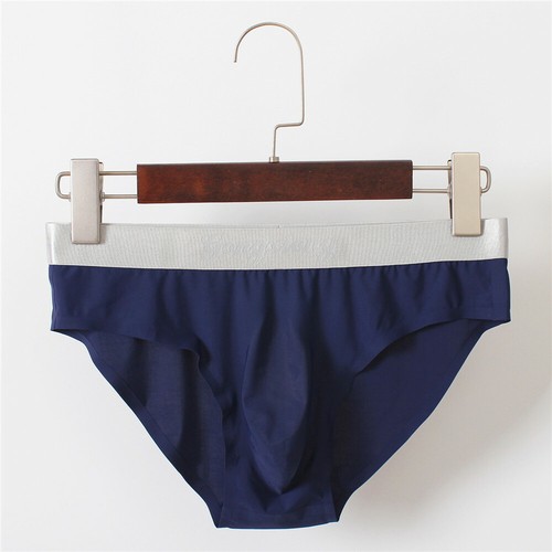 Sexy Men's Soft Ice Silk Low Rise Briefs Lingerie Male Panties Underwears Shorts - Bild 12 von 38