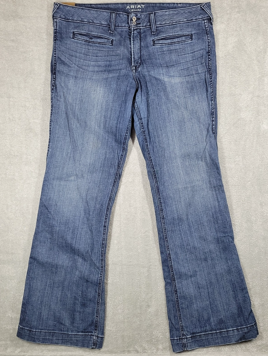 Ariat Jeans Women 34* (39x34) Blue Bluebell Trouser Ella Wide