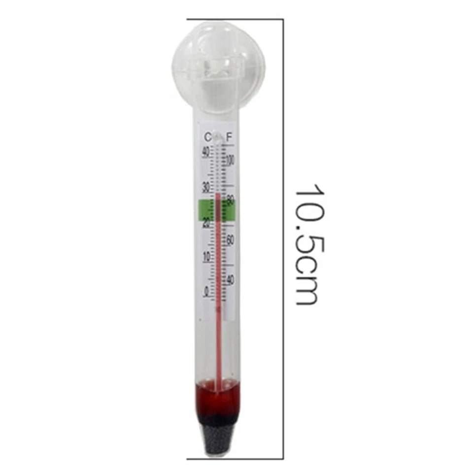 1-3 fish tank aquarium thermometer glass mount suction cup floating temperature - Image 2 of 4