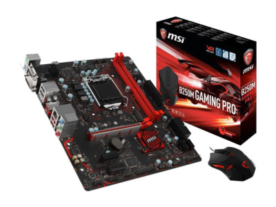 MSI B250M Gaming Pro Socket 1151 Intel B250 SATA 6Gb/s USB 3.1 mATX Motherboard