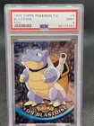 PSA 9 1999 Topps Pokemon TV Foil Blastoise #9 Pokemon Card