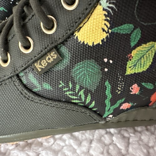 Botas Scout Keds Rifle Papel Verde Floral Resistente al Agua Pato Zapatilla Talla 8.0M - Imagen 4 de 10
