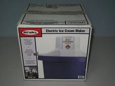 Rival Model 8420 4 Quart Electric Ice Cream Maker - Brand New