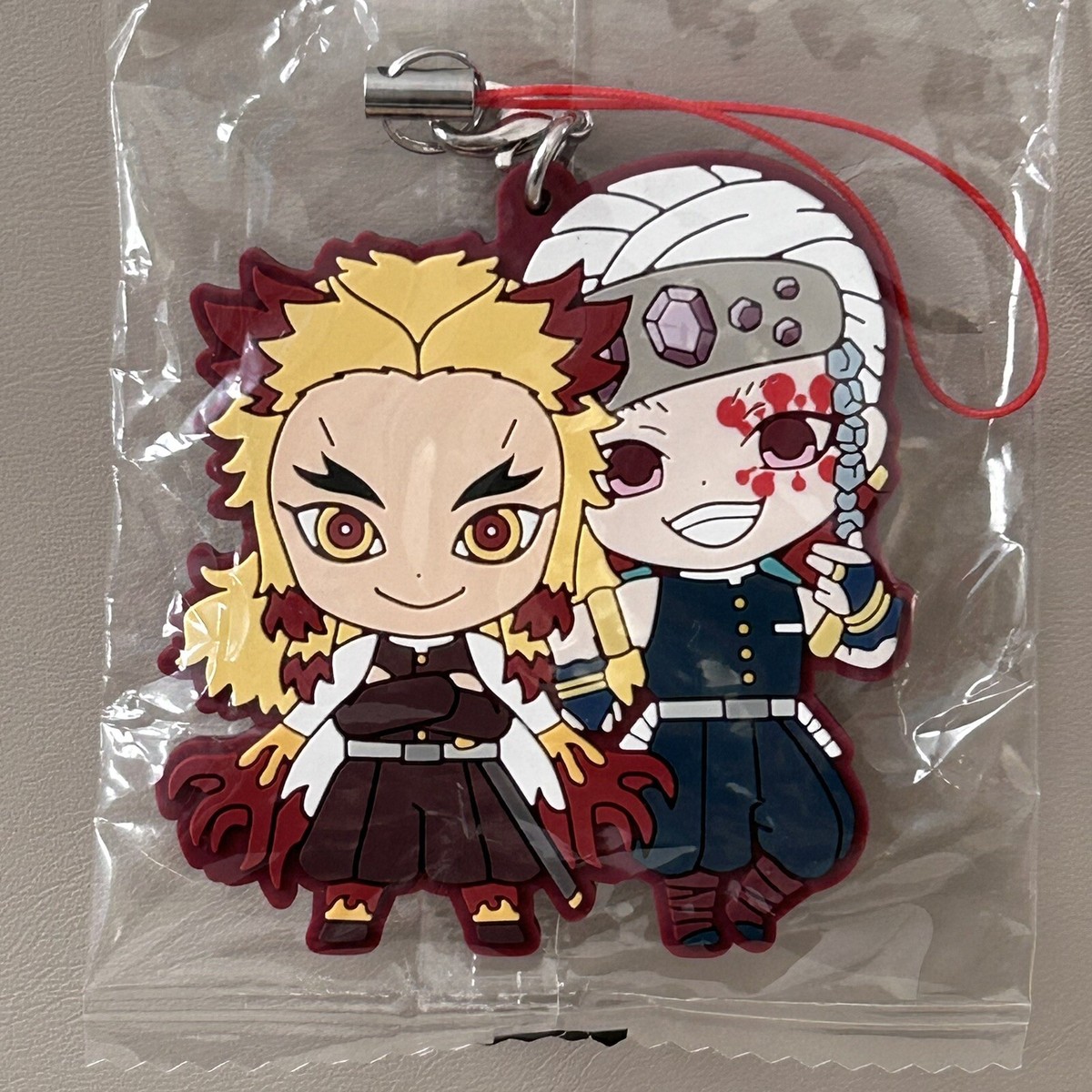 TFYU Demon Slayer Set Orecchini E Collana – 7 Paia Di Orecchini A Perno, 1 Collana E 25 Adesivi Anime, Kimetsu No Yaiba Rengoku E Mitsuri, Regalo Per Fan - 2