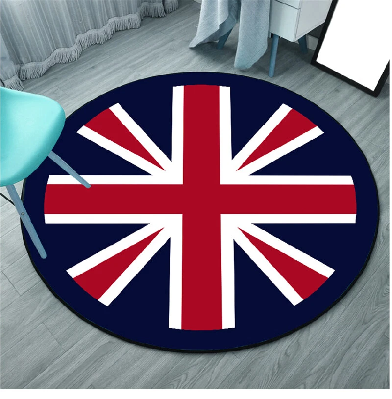 Moda Estilos de Películas Vengadores Alfombra Antideslizante Alfombra Redonda Dormitorio Habitación Área Alfombras Foto 3 de 4