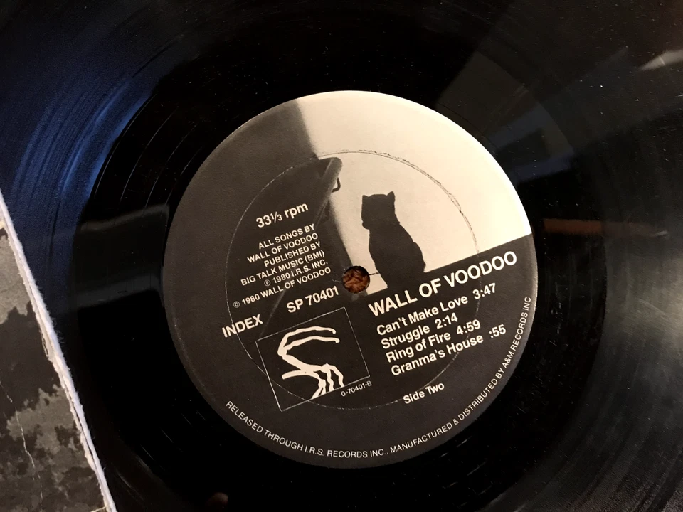 WALL OF VOODOO 1980 s/t ring of fire EP Vinyl 12" Index PROMO SP-70401 original! Foto 4 de 4