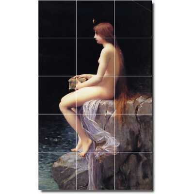 Peinture Murale Céramique - Nu De Jules Lefebvre - 36x60 - 12x12 Carreaux