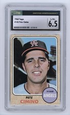 1968 Topps #143 Pete Cimino California Angels CSG 6.5 Ex/NM+