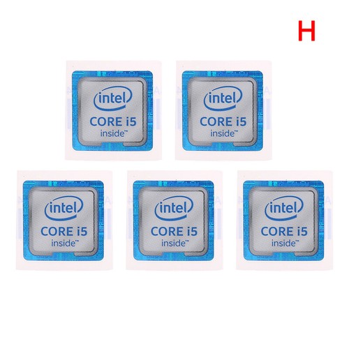 5pcs Notebook Desktop Computer Core i5 Series Sticker Decoration LabYZ AT - Picture 7 of 13