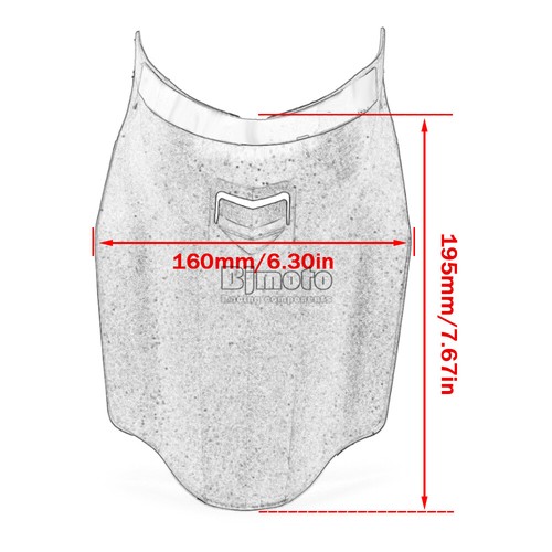 ABS Front Fender Extender For BMW R1250GS ADV 2019-2021 R1200GS Adventure 13-18 - Imagen 5 de 8