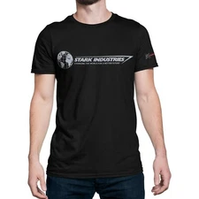 Iron Man Stark Industries Expo Men's T-Shirt Black