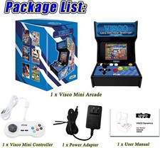 UNICO Visco Mini Arcade Bar Top avec Manette de Jeu Supplémentaire - NEUF.