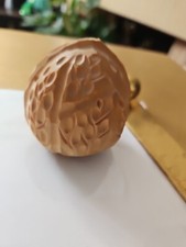 Hand Carved Wooden NUT 7cm High