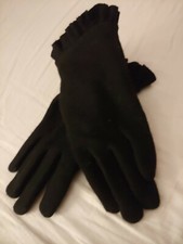 Women's Black Gloves Size L