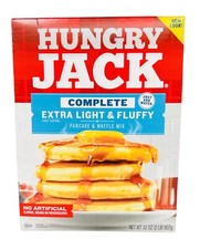 Hungry Jack Complete Extra Light  Fluffy Pancake  Waffle Mix 32 oz