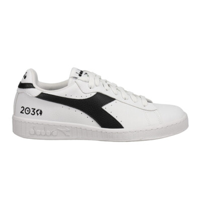 Diadora Game L Low 2030 Lace Up  Mens White Sneakers Casual Shoes 178745-C0351
