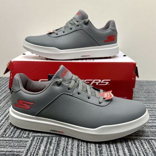 Skechers GO Golf Drive 5 Grey / Red UK 10 Golf Shoes