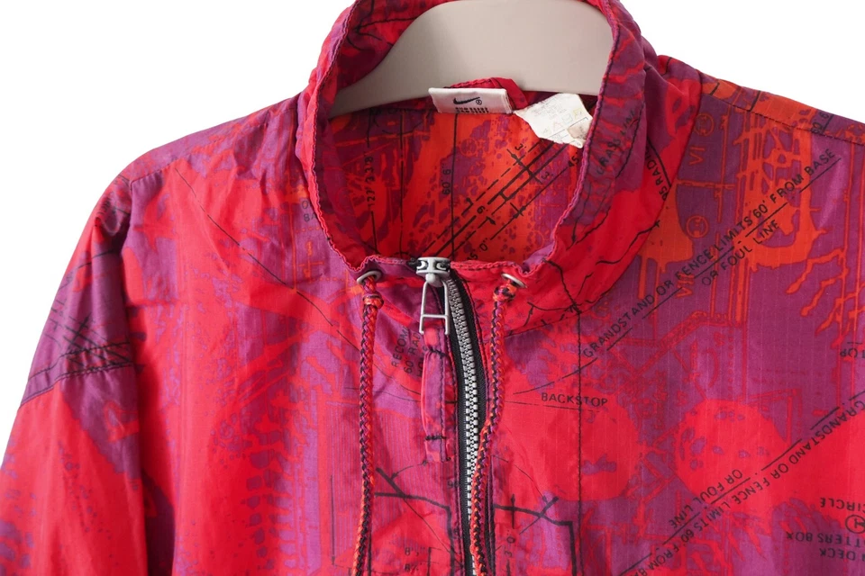 Chaqueta cortavientos vintage NIKE Anorak media cremallera años 90 deportiva estilo retro talla M Foto 4 de 4