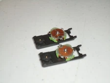 PAIR HO AURORA AFX GEAR PLATE ASSEMBLY W/MEAN GREEN 6 OHM ARMATURE GOLD WIRE NOS