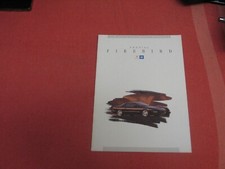 Pontiac Firbird brochure German market 1994