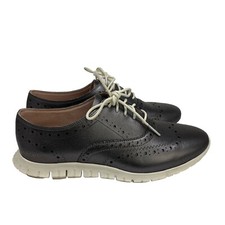 Cole Haan Women's Zerogrand Wing Oxford Lace Up Dark Silver Size 6.5 B